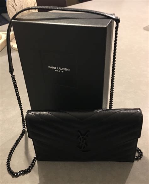 ysl wallet on chain size|ysl wallet on chain used.